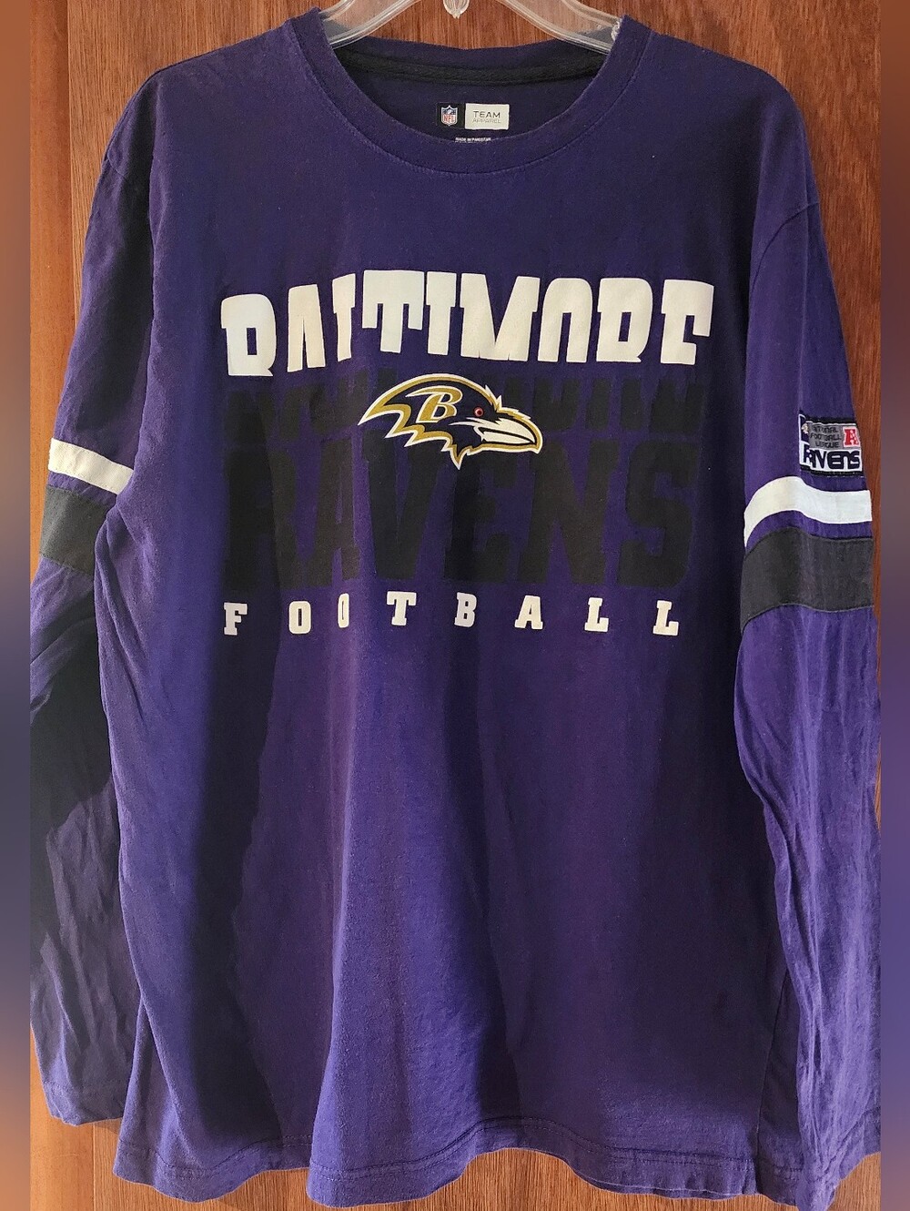 NFL Baltimore Ravens Football Long Sleeve Lg